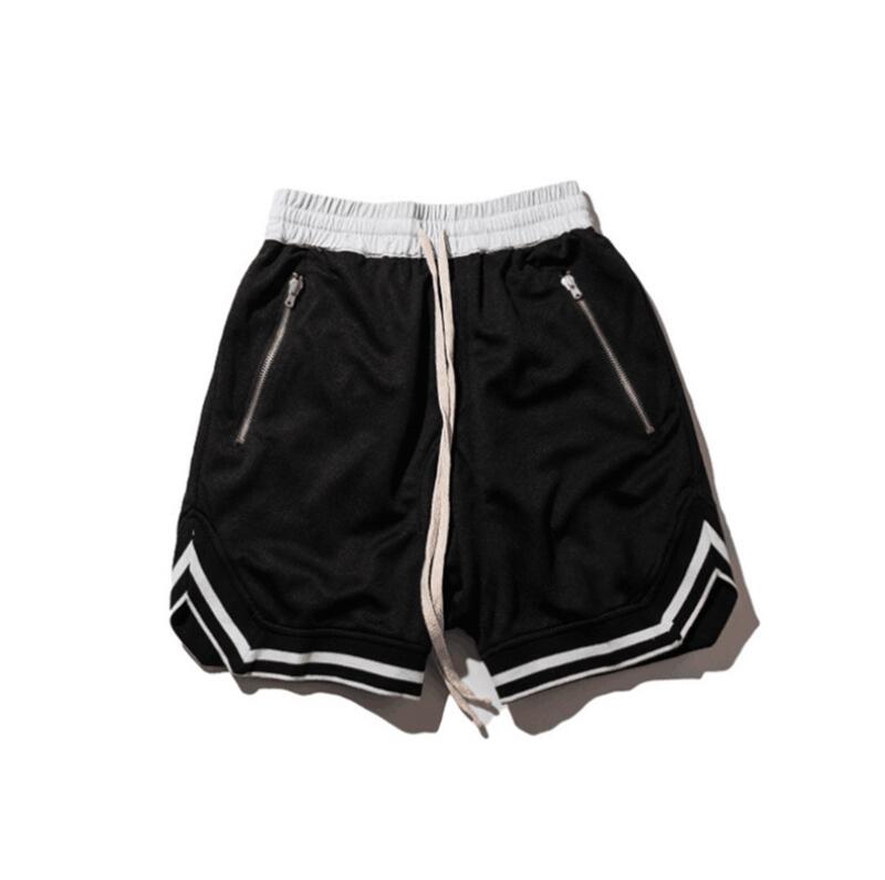Tide brand Hip-hop men's shorts FOG large size loose sports high street basketball pants, White 02
Tide brand Hip-hop men's shorts FOG large size loose sports high street basketball pants, White 02
