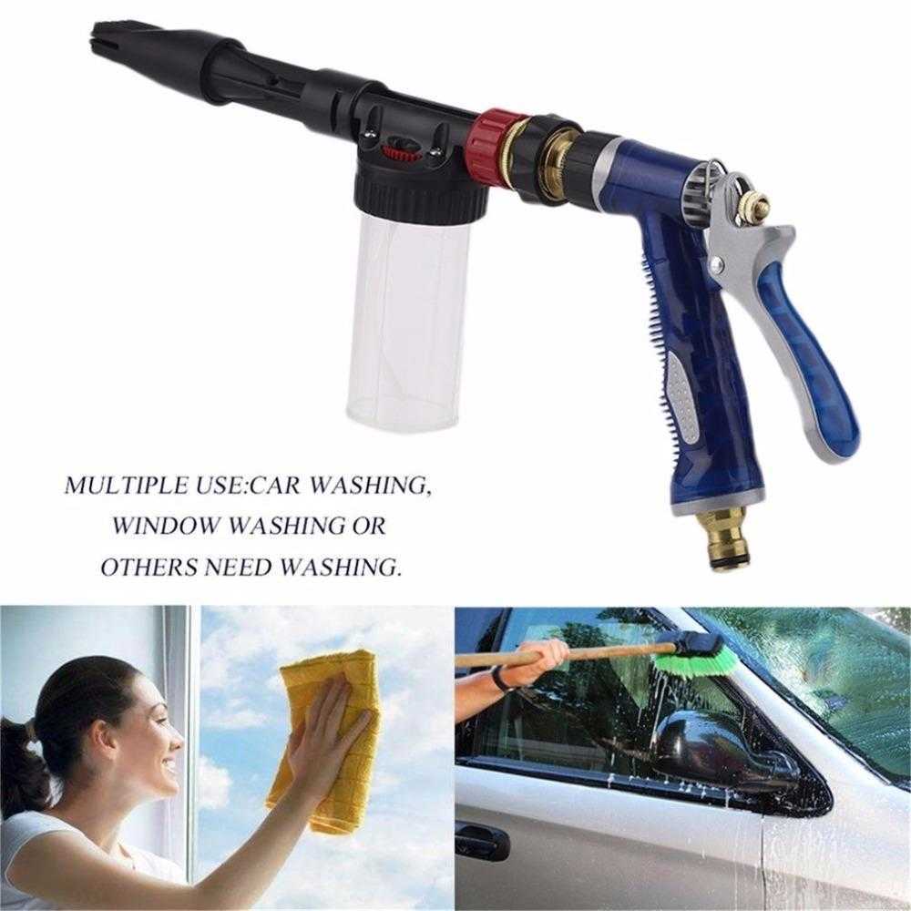Multifunctional Foamaster Portable New Snow Foam Car Wash Spray Gun for Lance Uses Hose Pipe Universal Auto Cleaning Kit