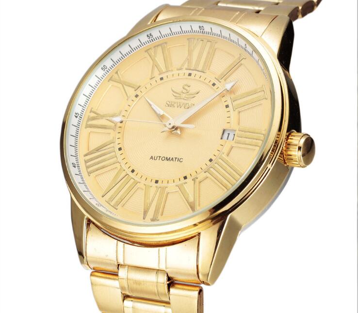 SEWOR mechanical watch Automatic movement watch Metal band men's casual fashion watch SEW05-2