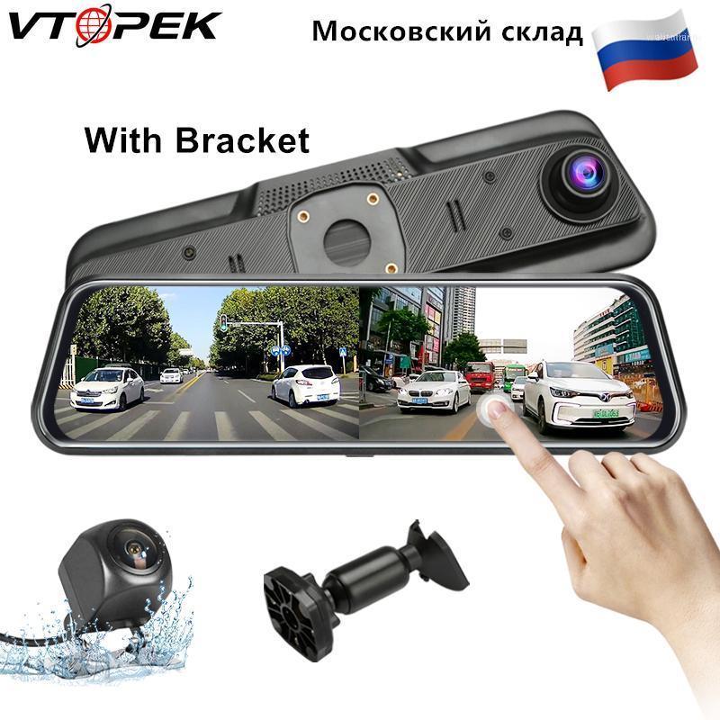 Car Dvr DVRs Vtopek 10 Inch Mirror Dash Cam Rear View Dual Lens 1080P Drive Video Recorder Parking Mode With Bracket1
Car Dvr DVRs Vtopek 10 Inch Mirror Dash Cam Rear View Dual Lens 1080P Drive Video Recorder Parking Mode With Bracket1