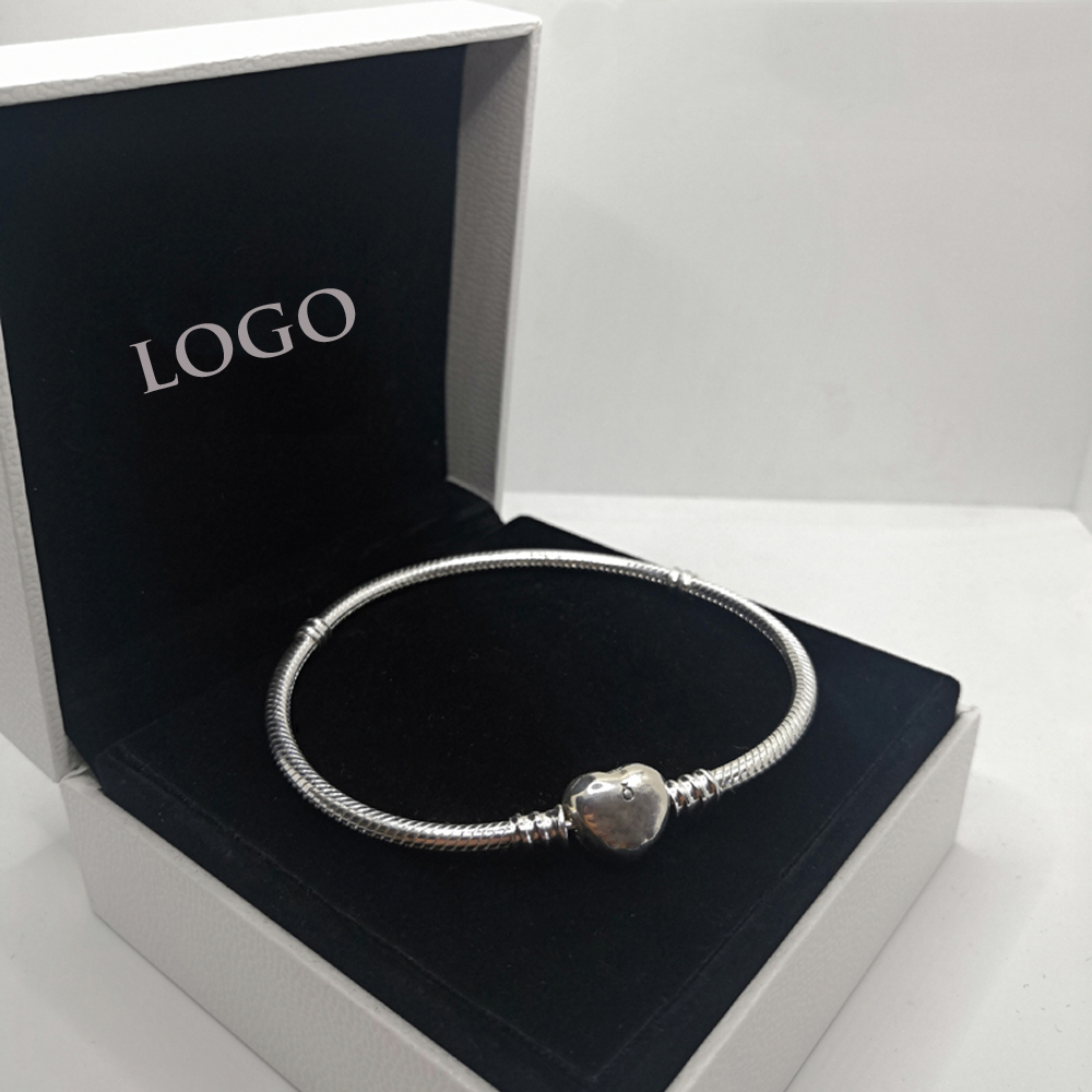 925 Sterling Silver Bracelet For Women Fit Pandora Beads Charms Sneaker Bracelets Classic Heart Shapes Buckle Logo Design Lady Gift With Box, Golden;silver
925 Sterling Silver Bracelet For Women Fit Pandora Beads Charms Sneaker Bracelets Classic Heart Shapes Buckle Logo Design Lady Gift With Box, Golden;silver
