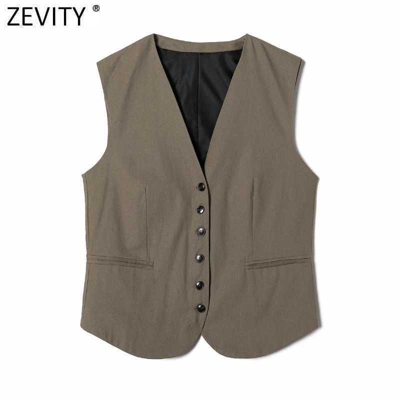Zevity Women Fashion V Neck Single Breasted Linen Vest Jacket Lady Retro Sleeveless String Bag Design WaistCoat Chic Tops CT708 210603, As pic ct708fh
Zevity Women Fashion V Neck Single Breasted Linen Vest Jacket Lady Retro Sleeveless String Bag Design WaistCoat Chic Tops CT708 210603, As pic ct708fh