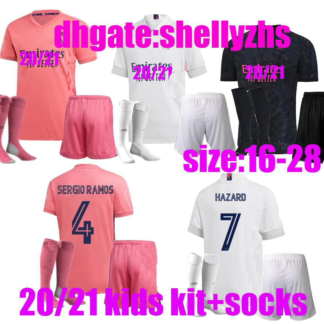 kids kit+socks 2020 real Madrid soccer Jerseys SERGIO RAMOS #4 HAZARD #9 BENZEMA 21 tracksuit football shirts real madrid uniform set, Hone kids+patch
kids kit+socks 2020 real Madrid soccer Jerseys SERGIO RAMOS #4 HAZARD #9 BENZEMA 21 tracksuit football shirts real madrid uniform set, Hone kids+patch