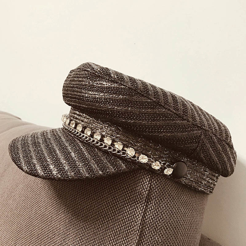 2021 New Handmade Elegant Beathable Straw Women Chain Ladies Summer Octagonal Hat Leisure Beach Derby Visor Sun Cap Wholesale 4r61, Beige
2021 New Handmade Elegant Beathable Straw Women Chain Ladies Summer Octagonal Hat Leisure Beach Derby Visor Sun Cap Wholesale 4r61, Beige