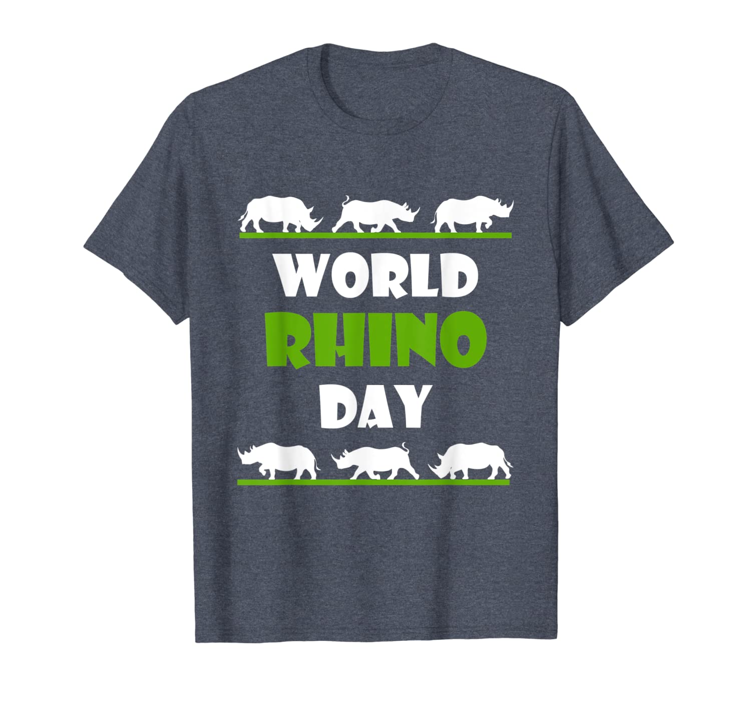 cool world rhino day september 22 tee, for rhino lovers, White;black