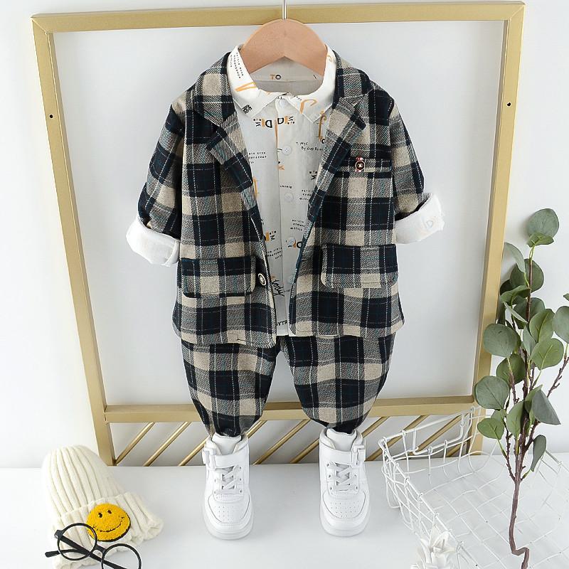Clothing Sets Spring Children Clothes Set Baby Boys Gentleman 3Pcs SUITS Shirt Pants Kids Suit 1 2 3 4 5 YEARS, Haom s xifu navy
Clothing Sets Spring Children Clothes Set Baby Boys Gentleman 3Pcs SUITS Shirt Pants Kids Suit 1 2 3 4 5 YEARS, Haom s xifu navy
