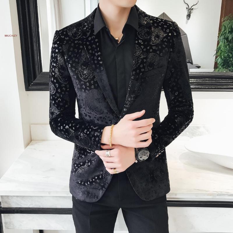 Men's Suits & Blazers Heren Colberts Velvet Men Blazer Homme Slim Fit 5XL Plus Size Mens Black Floral Jacket DJ Stage Clothes 2021
Men's Suits & Blazers Heren Colberts Velvet Men Blazer Homme Slim Fit 5XL Plus Size Mens Black Floral Jacket DJ Stage Clothes 2021