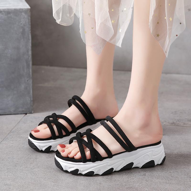 Platform Sandals Women Summer Thick Bottom Casual Shoes Tow Kind of Wears Ladies Sandal Shoes Heel Sport Slippers, Black
Platform Sandals Women Summer Thick Bottom Casual Shoes Tow Kind of Wears Ladies Sandal Shoes Heel Sport Slippers, Black