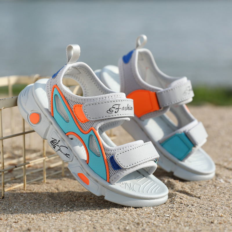 Children Sandals Boys Summer Shoes High Quality Kids Sandalias Bigs Kids SIze 25-38#For 5-15Years Child Gray and Bla, Black
Children Sandals Boys Summer Shoes High Quality Kids Sandalias Bigs Kids SIze 25-38#For 5-15Years Child Gray and Bla, Black