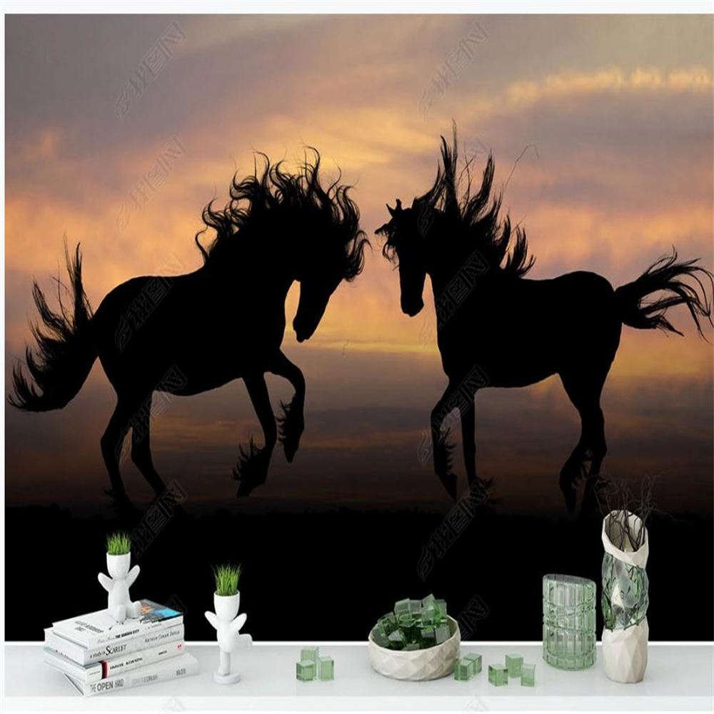 New Chinese style creative horse wallpapers background wall 3d murals wallpaper for living room, Black
New Chinese style creative horse wallpapers background wall 3d murals wallpaper for living room, Black
