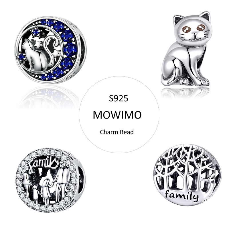 MOWIMO Lucky Family Dad Mom & Son Daughter Beads 100% 925 Sterling Silver Charm Fit Original Silver Bracelet Pendant Jewelry Q0531
MOWIMO Lucky Family Dad Mom & Son Daughter Beads 100% 925 Sterling Silver Charm Fit Original Silver Bracelet Pendant Jewelry Q0531