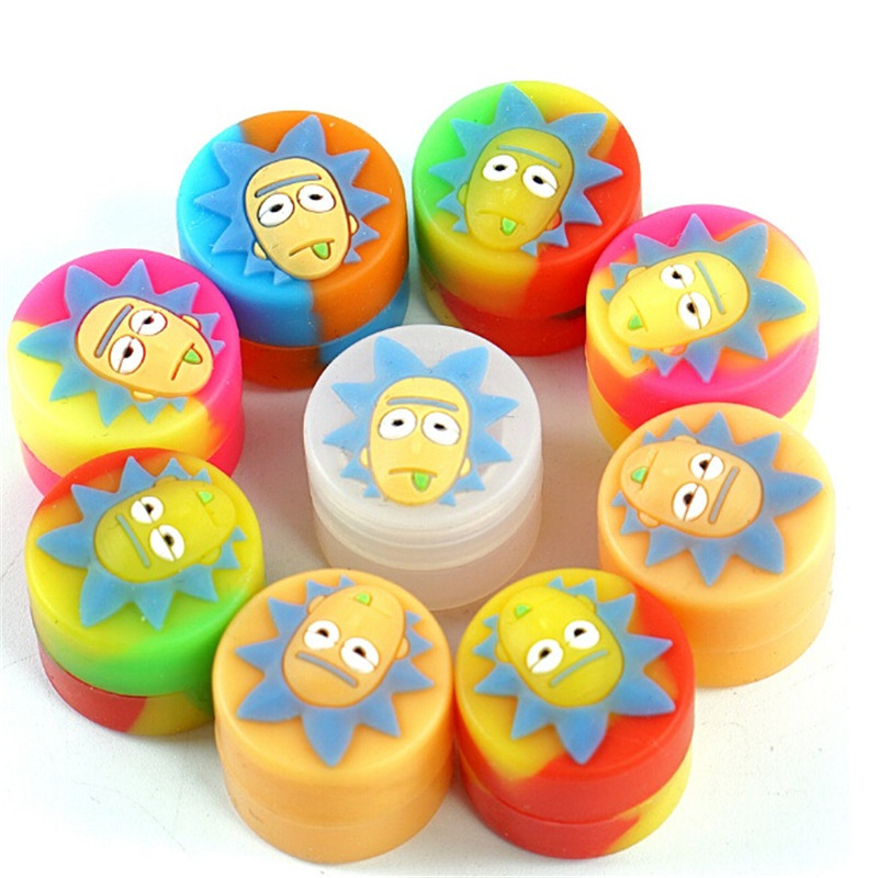 2ML Nonstick Wax Containers Silicone Box Cartoon Silicon Container Storage Jar Oil Holder for Vaporizer Vape Food Grade Jars
2ML Nonstick Wax Containers Silicone Box Cartoon Silicon Container Storage Jar Oil Holder for Vaporizer Vape Food Grade Jars