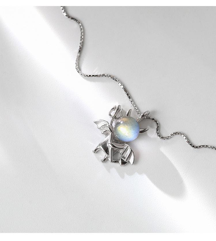 Pendant Necklaces Minimalist Female Moonstone Necklace Charm Silver Color Chain For Women Trendy Punk Party Wedding
Pendant Necklaces Minimalist Female Moonstone Necklace Charm Silver Color Chain For Women Trendy Punk Party Wedding