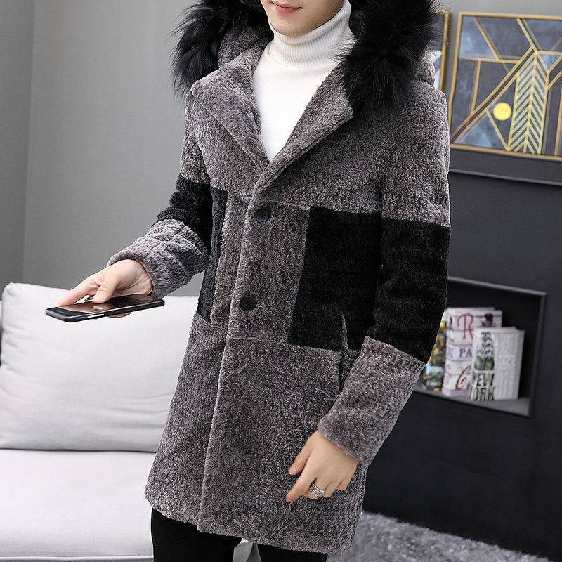 2021 New Men Splicing Contrast Faux Long Coat Male Women Streetwear Vintage Fashion Hip Hop Thick Jacket Outerwear Fur Collar Hooded 9mkd, Khaki
2021 New Men Splicing Contrast Faux Long Coat Male Women Streetwear Vintage Fashion Hip Hop Thick Jacket Outerwear Fur Collar Hooded 9mkd, Khaki