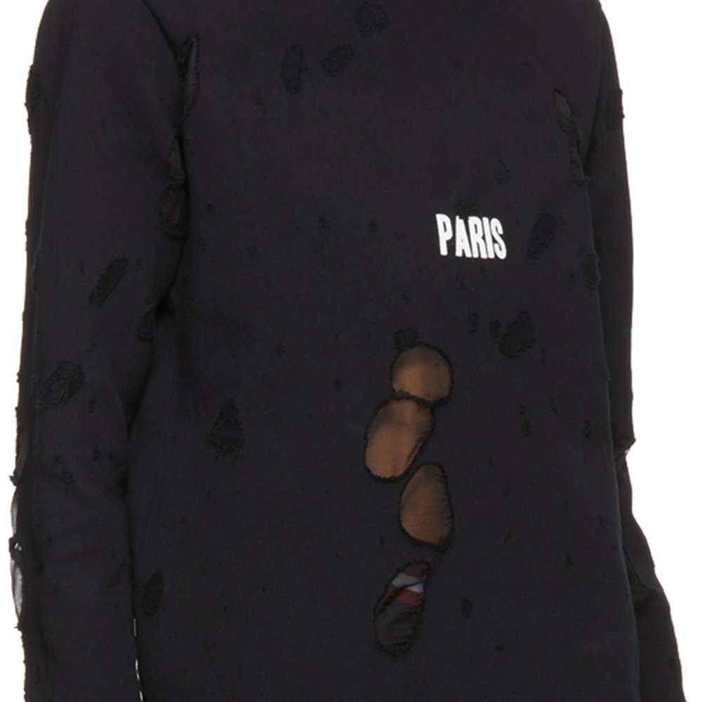 Men' Black Distressed Hoodie Men' New Style Hoodie Paris brand clothing Fashion Casual Hooded Mens autumn Sweatshirts
Men' Black Distressed Hoodie Men' New Style Hoodie Paris brand clothing Fashion Casual Hooded Mens autumn Sweatshirts