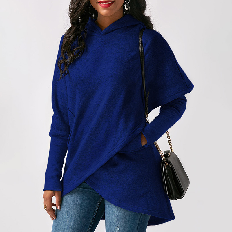 Women Hoodies Sweatshirts Autumn Winter Plus Size 3XL Solid Hooded Long Sleeve Female Pullovers Pocket Casual Lady Hoodie 201102