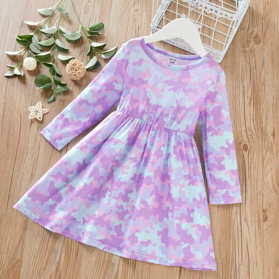 Toddler Girl Camouflage Dress 210528