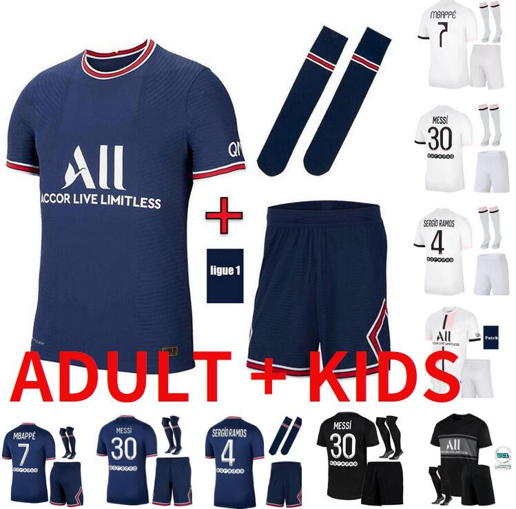 Adult + Kids kit with socks Paris #30 MESSI Soccer Jerseys 2021 2022 MBAPPE SERGIO RAMOS child suit football Shirts 21 22 DI MARIA VERRATTI, 2021/2022 kit with socks
Adult + Kids kit with socks Paris #30 MESSI Soccer Jerseys 2021 2022 MBAPPE SERGIO RAMOS child suit football Shirts 21 22 DI MARIA VERRATTI, 2021/2022 kit with socks