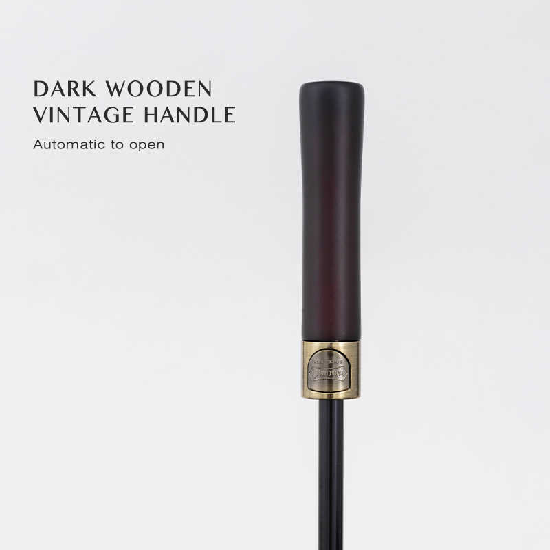 Parachase 132cm Big Umbrella Men Business Strong Long Handle Rain Women Windproof Stick Golf Large s Wooden 8K 210721