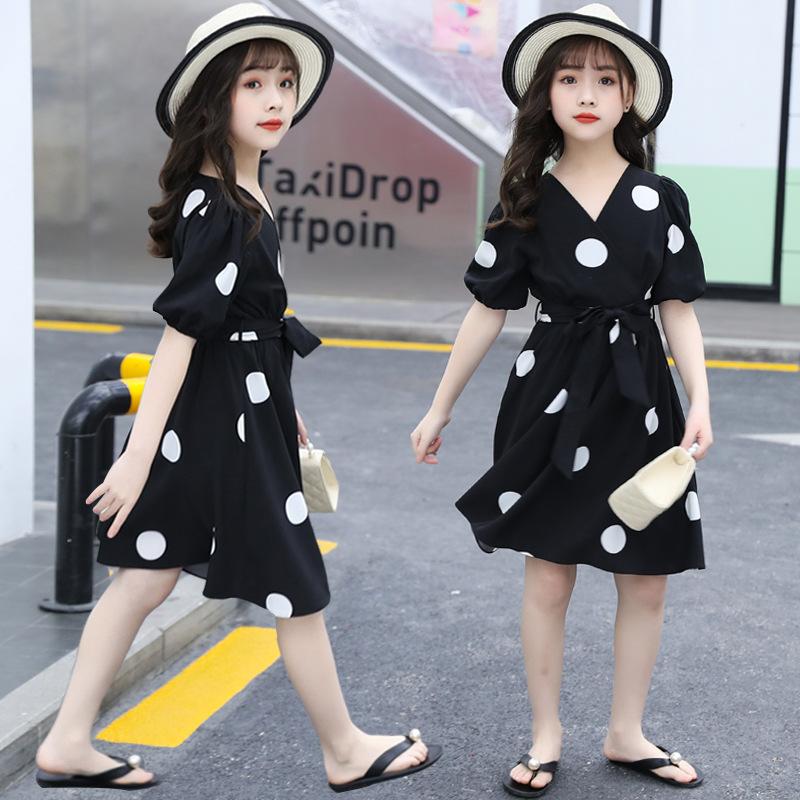 Clothing Sets Kids Dresses For Girls Summer Black Red Dot Print Beach Dress 4 5 6 7 8 9 10 11 12 13 14 Year Old Chiffon Elegant Princess
Clothing Sets Kids Dresses For Girls Summer Black Red Dot Print Beach Dress 4 5 6 7 8 9 10 11 12 13 14 Year Old Chiffon Elegant Princess