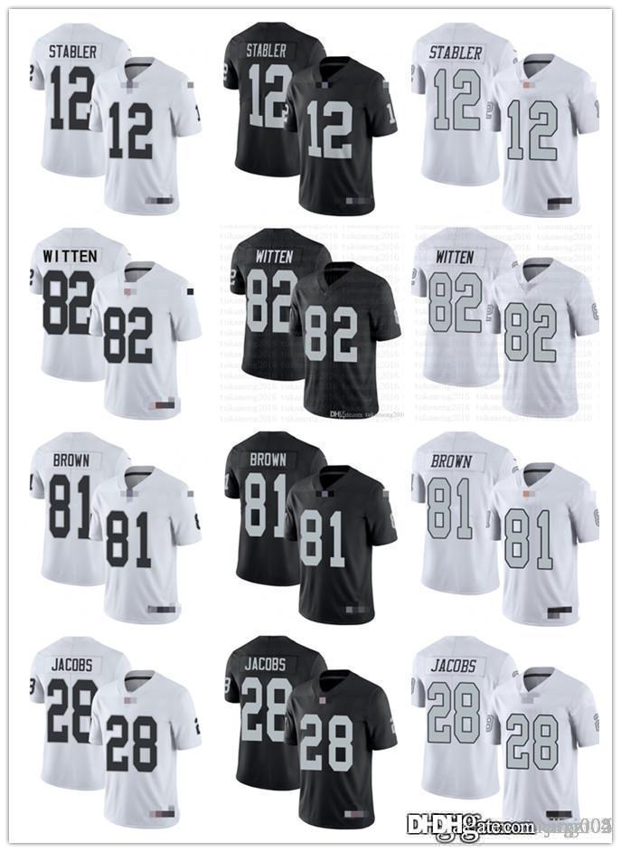 Men Women Youth LasVegasRaiders82 JasonWitten 81 Tim Brown 12 Kenny Stabler 8 Marcus Mariota 28 Josh Jacobs Football Jerse, Colour
Men Women Youth LasVegasRaiders82 JasonWitten 81 Tim Brown 12 Kenny Stabler 8 Marcus Mariota 28 Josh Jacobs Football Jerse, Colour