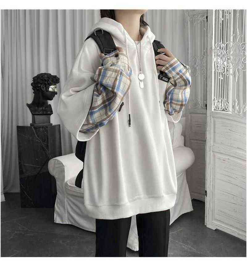 Spring Autumn Women Sweatshirts Fashion Casual Hoodies Korean Style Loose Oversized Hip Hop Harajuku Streetwear Hoodies 211109