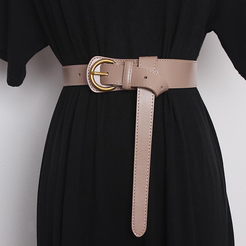 Belts Women's Runway Fashion Genuine Leather Cummerbunds Female Dress Corsets Waistband Decoration Wide Belt TB2087, Black
Belts Women's Runway Fashion Genuine Leather Cummerbunds Female Dress Corsets Waistband Decoration Wide Belt TB2087, Black