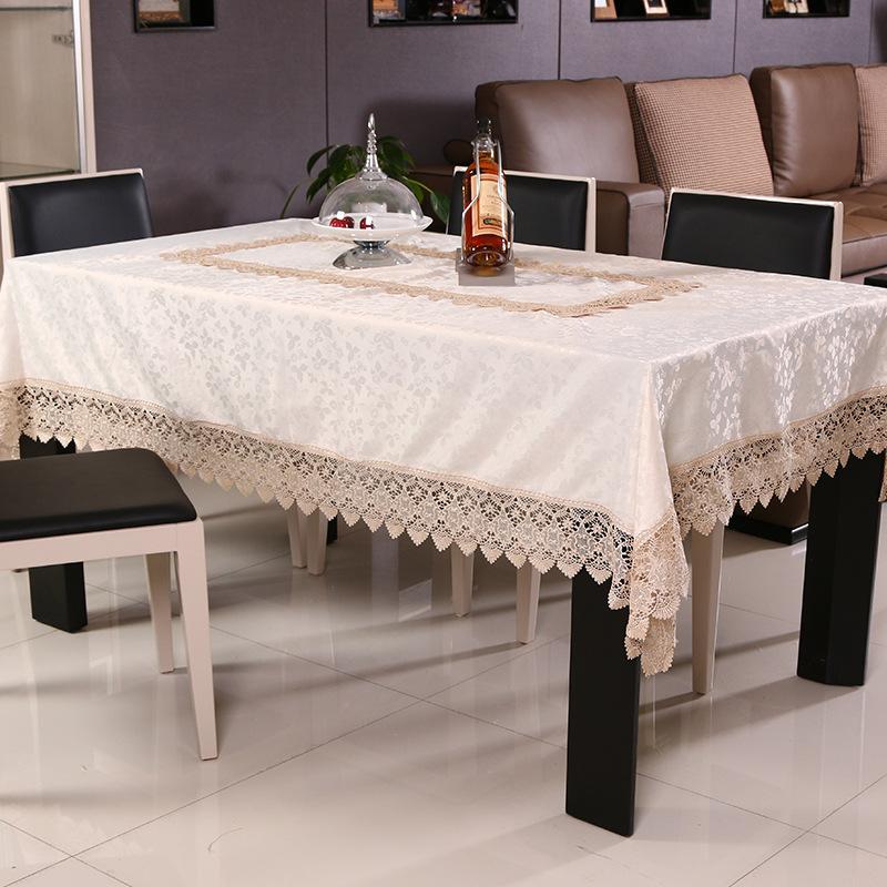 Damask Tablecloth Water Soluble Lace Hem Pure European Style Cover Washable Table Cloth for Table, As pic
Damask Tablecloth Water Soluble Lace Hem Pure European Style Cover Washable Table Cloth for Table, As pic