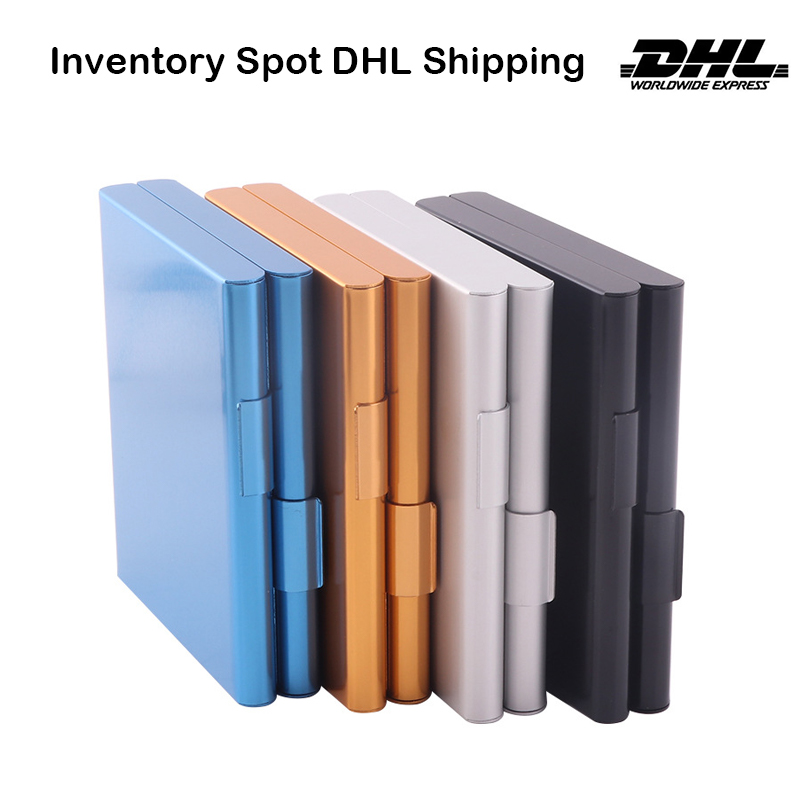 Metal Cigarette Case Box Aluminium Alloy 20 Pcs Cigarettes Holder Storage Tobacco Cases Container Smoke Quality 92*81mm Colorful Smoking Acc
Metal Cigarette Case Box Aluminium Alloy 20 Pcs Cigarettes Holder Storage Tobacco Cases Container Smoke Quality 92*81mm Colorful Smoking Acc