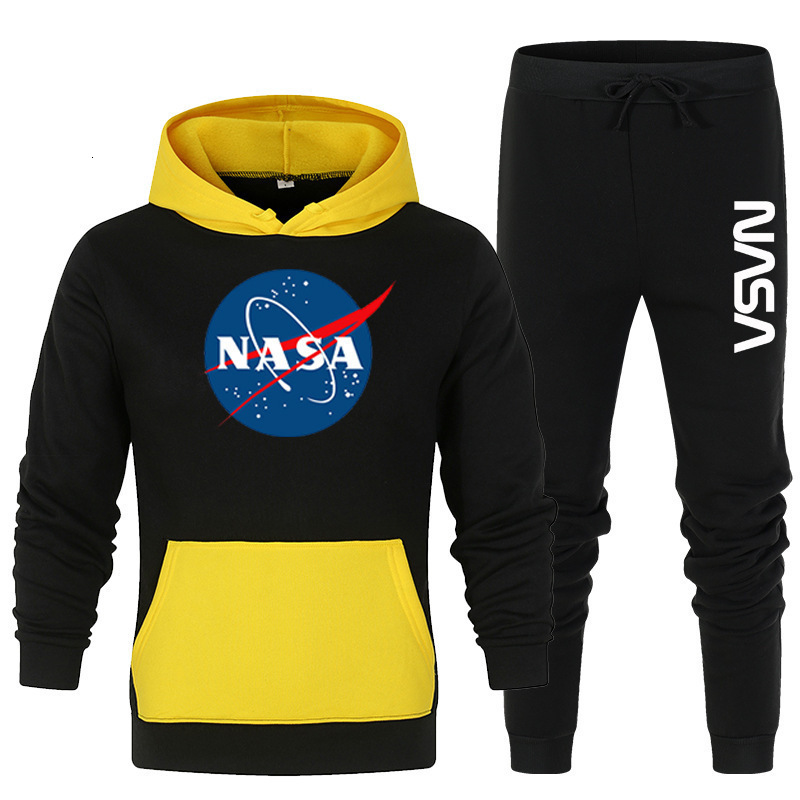 Hoodies Pocket Color Matching Nasa Sweater Suit Men' Aviation Suit Hooded Fir Fleece Two Piece Suit
Hoodies Pocket Color Matching Nasa Sweater Suit Men' Aviation Suit Hooded Fir Fleece Two Piece Suit