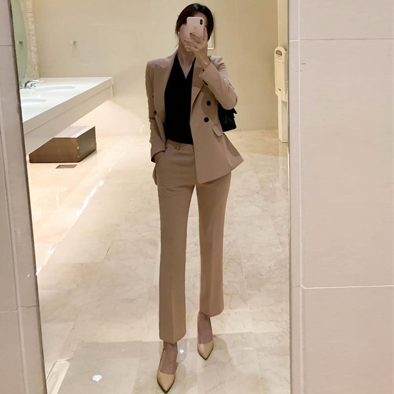 Women's Two Piece Pants Women 2022 Autumn Winter 2 Sets Female Solid Color Blazer Jackets And High Waist Trousers Ladies Office Wear Suits J, White
Women's Two Piece Pants Women 2022 Autumn Winter 2 Sets Female Solid Color Blazer Jackets And High Waist Trousers Ladies Office Wear Suits J, White