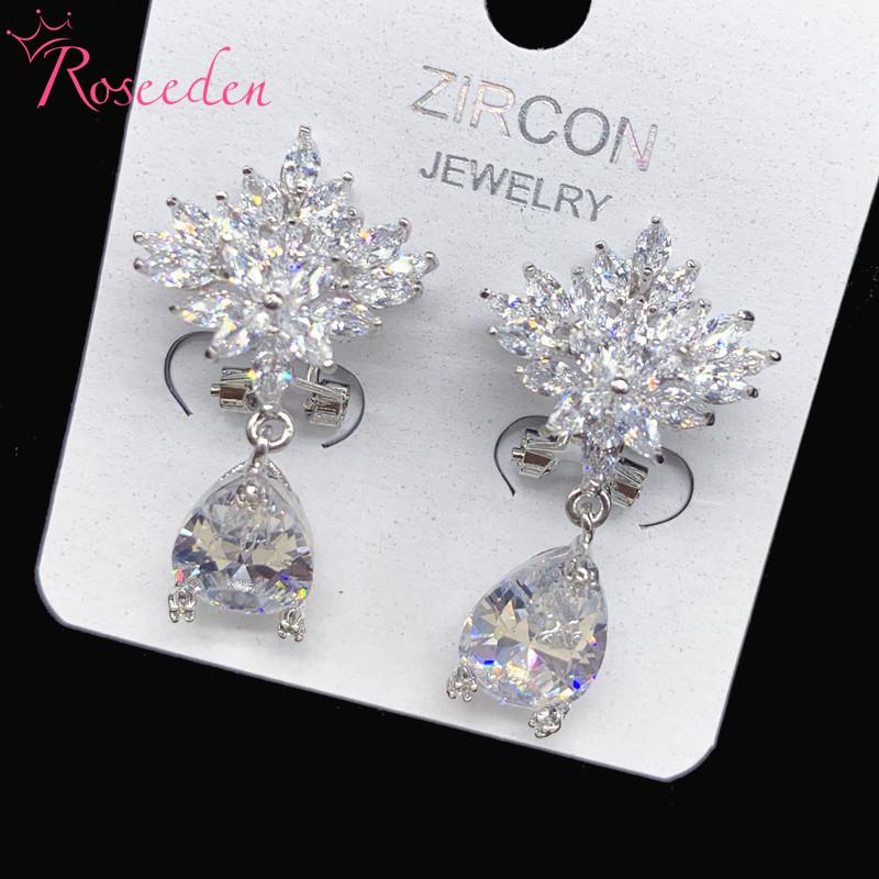 Dangle & Chandelier Wedding Jewelry Fashion Zirconia Earrings High Quality Clear Teardrop CZ Zircon For Women Crystal Party RE3687
Dangle & Chandelier Wedding Jewelry Fashion Zirconia Earrings High Quality Clear Teardrop CZ Zircon For Women Crystal Party RE3687