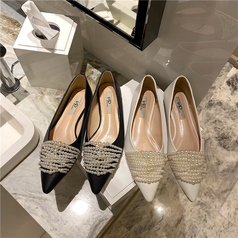 Dress Shoes Design of brand deluxe autumn pearl pointe toe shale women's shoes slide in casual moccasins ballet apartments AJTN, 1# shoe box
Dress Shoes Design of brand deluxe autumn pearl pointe toe shale women's shoes slide in casual moccasins ballet apartments AJTN, 1# shoe box