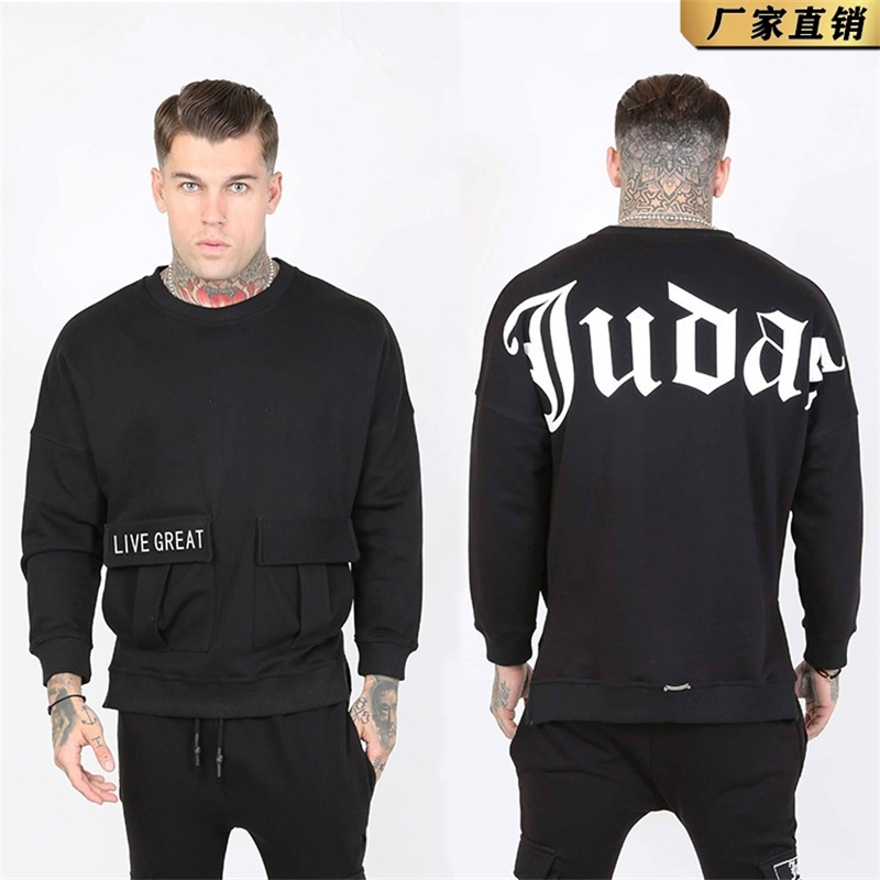 Straight 2021 new men's fitness bodysuit work clothes casual loose spring and autumn long sleeve round neck, Green
Straight 2021 new men's fitness bodysuit work clothes casual loose spring and autumn long sleeve round neck, Green