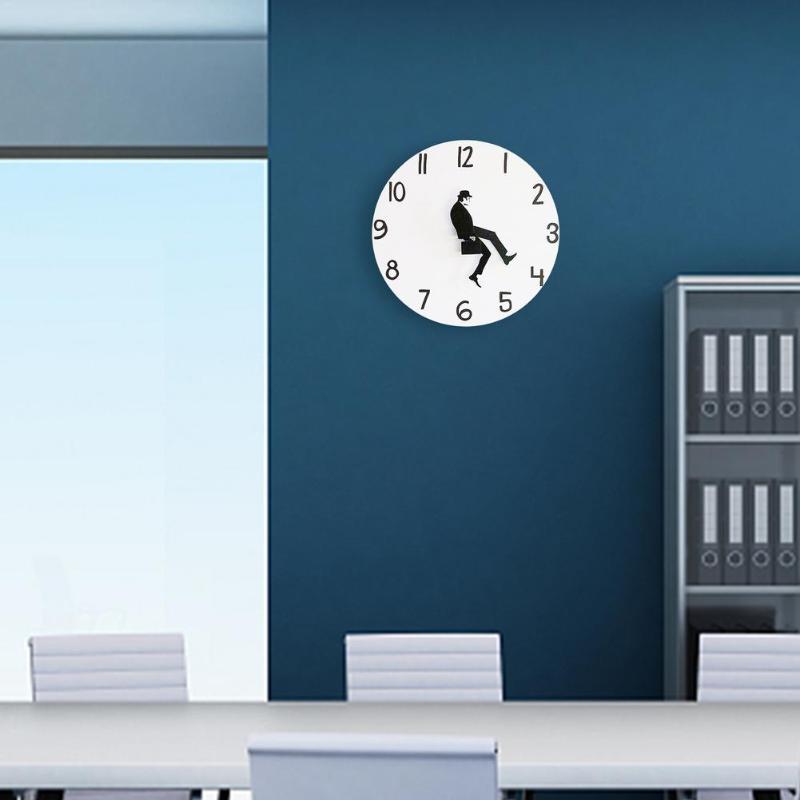 Wall Clocks Ministry Of Silly Walks Clock Durable Timer For Home Decoration Comedian Decor Novelty Watch Funny