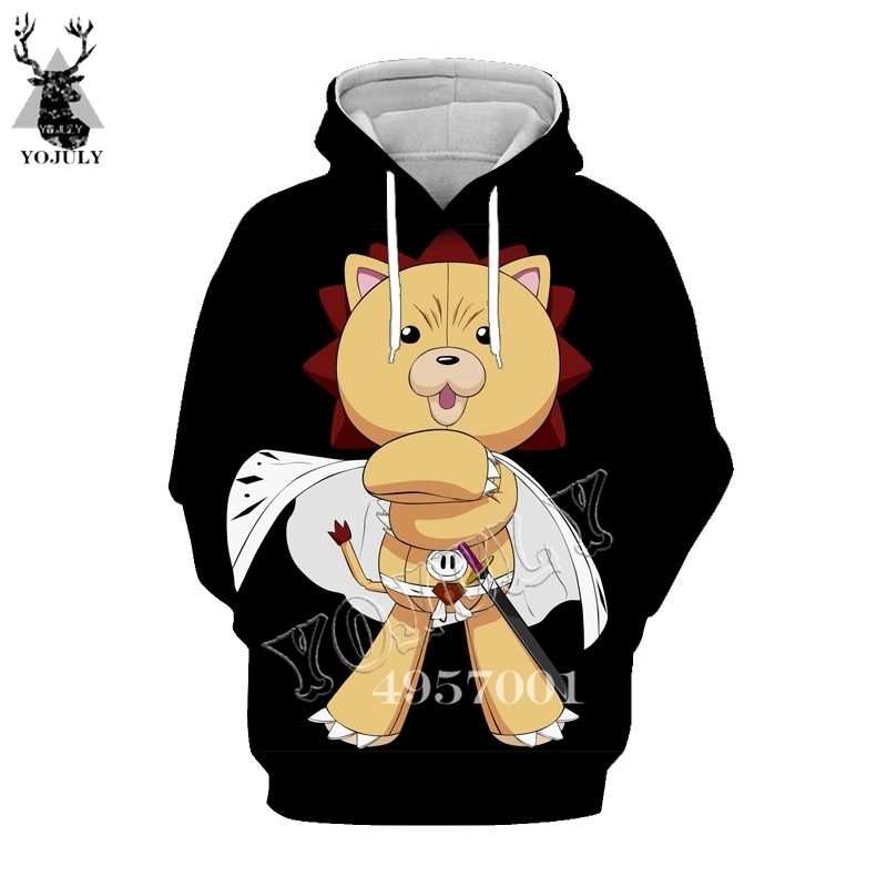 Unisex Streetwear Fashion Casual Full Sweatshirt Hoody 3D Printing Harajuku Anime BLEACH Men Pullover Hoodie Women Clothing Y899 201020