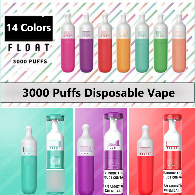 FLOAT Disposable E Cigarette Pod Device Kit 3000 Puffs Prefilled 8ml Cartridge Vape Pen Vs High Pro Bang XXL 14 Colors
FLOAT Disposable E Cigarette Pod Device Kit 3000 Puffs Prefilled 8ml Cartridge Vape Pen Vs High Pro Bang XXL 14 Colors