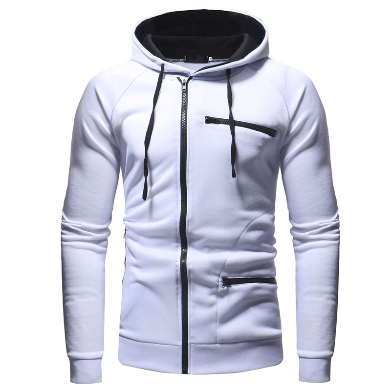 Men s sweatshirt autumn fashion Casual Solid Hoodies Men pullover hoodie streetwear Hip hop Harajuku zipper hoodie men LJ200918