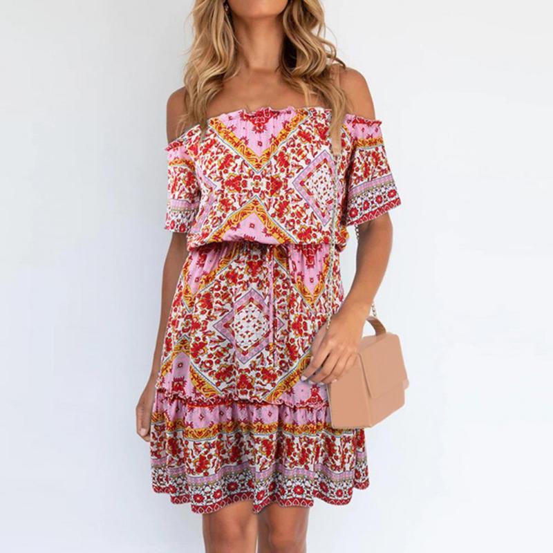 Women's Swimwear Women Slash Neck Off Shoulder Dresses Summer Short Sleeve Bandage Solid Sundress Loose Casual Sexy Beach Vestidos Robe Dres, Orange
Women's Swimwear Women Slash Neck Off Shoulder Dresses Summer Short Sleeve Bandage Solid Sundress Loose Casual Sexy Beach Vestidos Robe Dres, Orange