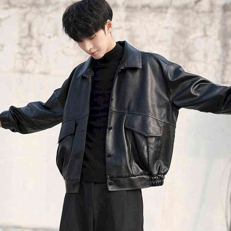 Men's Leather & Faux leather and velvet jacket, jacket for motorcycle, pilot, young students, fall fashion winter O7TD, 1# shoe box
Men's Leather & Faux leather and velvet jacket, jacket for motorcycle, pilot, young students, fall fashion winter O7TD, 1# shoe box