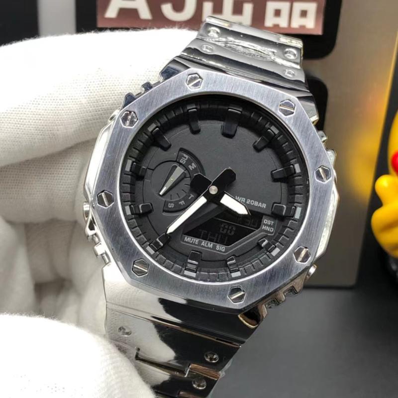 Wristwatches Top Model GA 2100 Women Led Digital Multifunction Watch Causal Sport Wristwatch Stainless Steel Strap For Man
Wristwatches Top Model GA 2100 Women Led Digital Multifunction Watch Causal Sport Wristwatch Stainless Steel Strap For Man