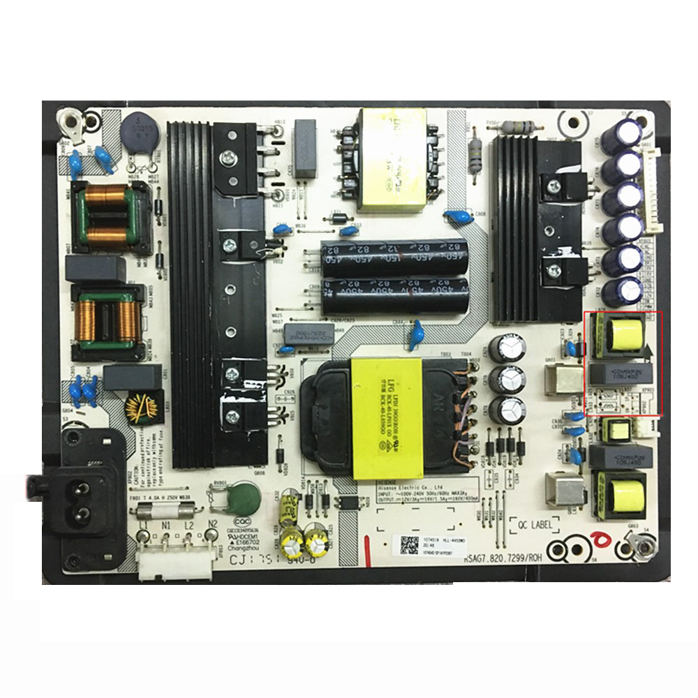 LCD Monitor Power Supply TV LED Board PCB Unit RSAG7.820.7299/ROH HLL-4455WB For Hisense LED55EC680US/55N3600U