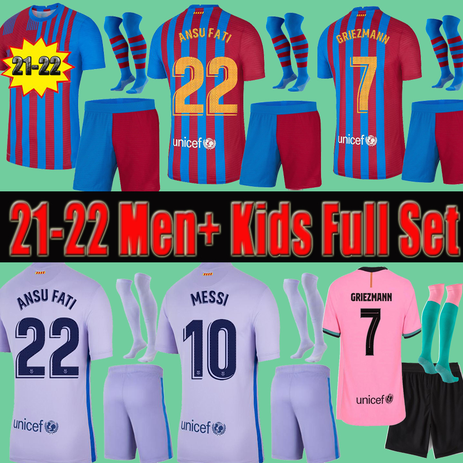 Men Adult Kids FC Barcelona 21 22 Soccer Jerseys Short Socks Full Set Kits KUN AGUERO Braithwaite ANSU FATI DEST 2021 2022 GRIEZMANN Messi Football Shirts, 21 22 home set
Men Adult Kids FC Barcelona 21 22 Soccer Jerseys Short Socks Full Set Kits KUN AGUERO Braithwaite ANSU FATI DEST 2021 2022 GRIEZMANN Messi Football Shirts, 21 22 home set