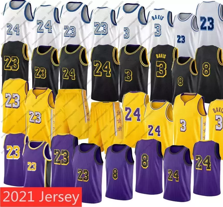 23 James Anthony 3 Davis Basketball Jersey Los 24Angeles 8 black mamba Jerseys Mens Edition City 2021/22 shorts Yellow White Purple, As photo8
23 James Anthony 3 Davis Basketball Jersey Los 24Angeles 8 black mamba Jerseys Mens Edition City 2021/22 shorts Yellow White Purple, As photo8