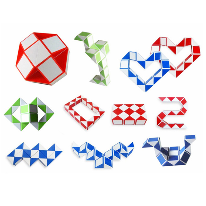 3D Magic Changeable Twist Cool Snake Puzzles Variety educational toys For Children Kids Game Transformable Gift Wholesale