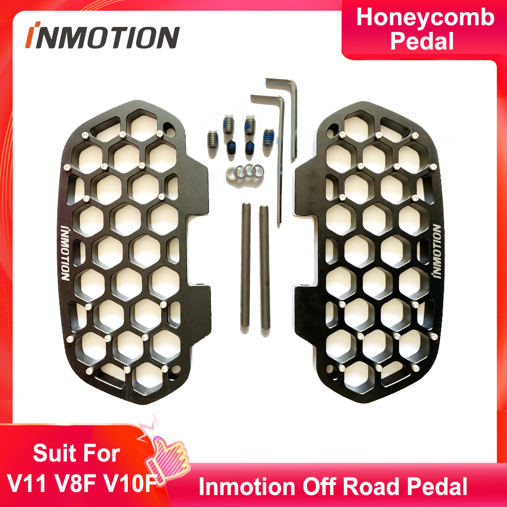 Original Inmotion V11 Honeycomb pedal suit for V8F V10F MSP New Widen Pedal Original Cool Monowheel Accessories Off Road Pedal
Original Inmotion V11 Honeycomb pedal suit for V8F V10F MSP New Widen Pedal Original Cool Monowheel Accessories Off Road Pedal