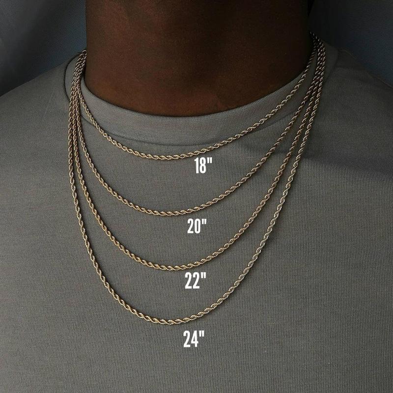 Chains 2021 Classic Rope Chain Men Necklace Width 2/3/4/5 MM Stainless Steel Figaro China For Women Jewelry
Chains 2021 Classic Rope Chain Men Necklace Width 2/3/4/5 MM Stainless Steel Figaro China For Women Jewelry