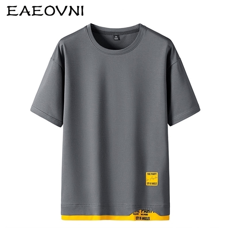 EAEOVNI Summer Men T Shirts Fashion Brand Hip Hop ' T-Shirt Casual Solid Tshirts Street Clothing Tee Top 210716, Blue
EAEOVNI Summer Men T Shirts Fashion Brand Hip Hop ' T-Shirt Casual Solid Tshirts Street Clothing Tee Top 210716, Blue