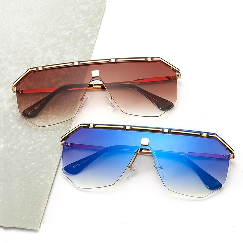 Sunglasses DAISYER Fashion Modern Men Metal Sun Glasses One Piece Lens Rimless Women
Sunglasses DAISYER Fashion Modern Men Metal Sun Glasses One Piece Lens Rimless Women