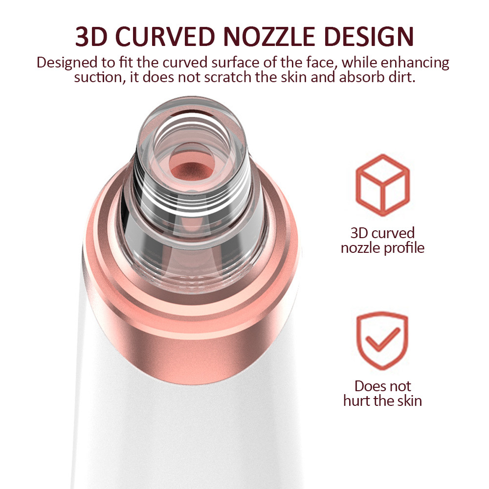 Blackhead Remover with Camera LCD Face Pore Cleaner Nose T Zone Acne Pimple Removal Tool Blackhead Vacuum Suction Skin Care 210304